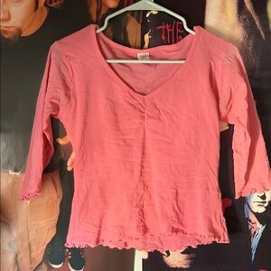 Y2K vintage pink top